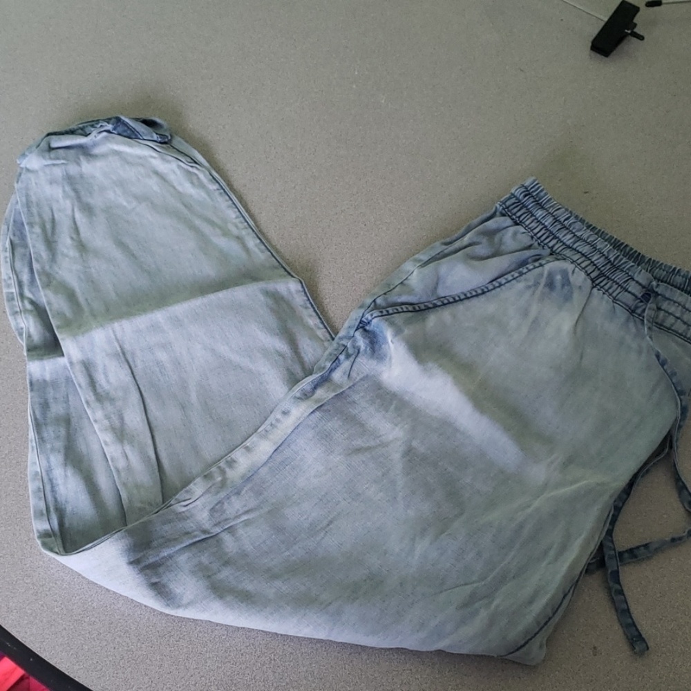 Lou and Grey drawstring faded pants